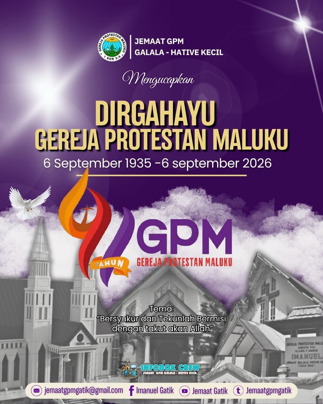 Dirgahayu Gereja Protestan Maluku